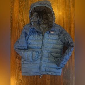 Reversible Patagonia Down Sweater Hoody Size 5-6T